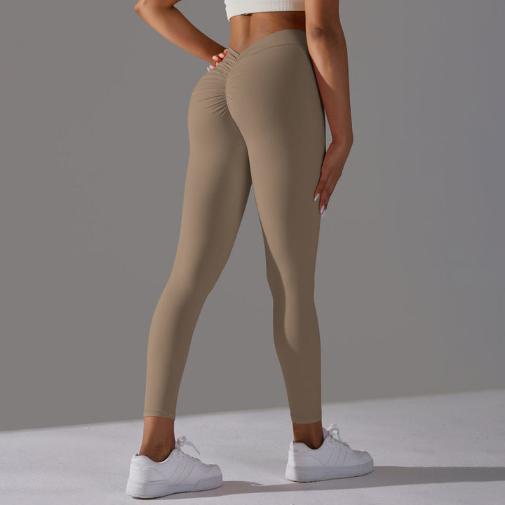 V-Back Ruched Leggings