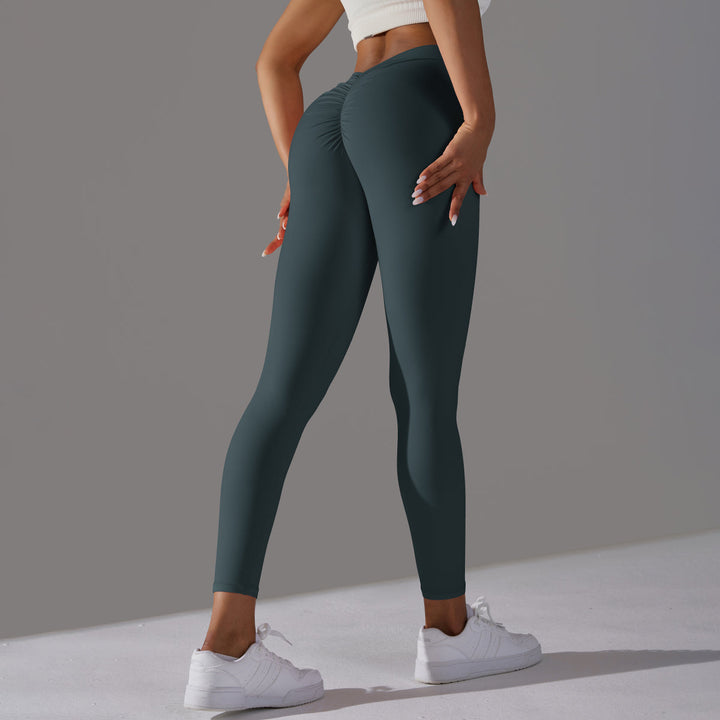 V-Back Ruched Leggings