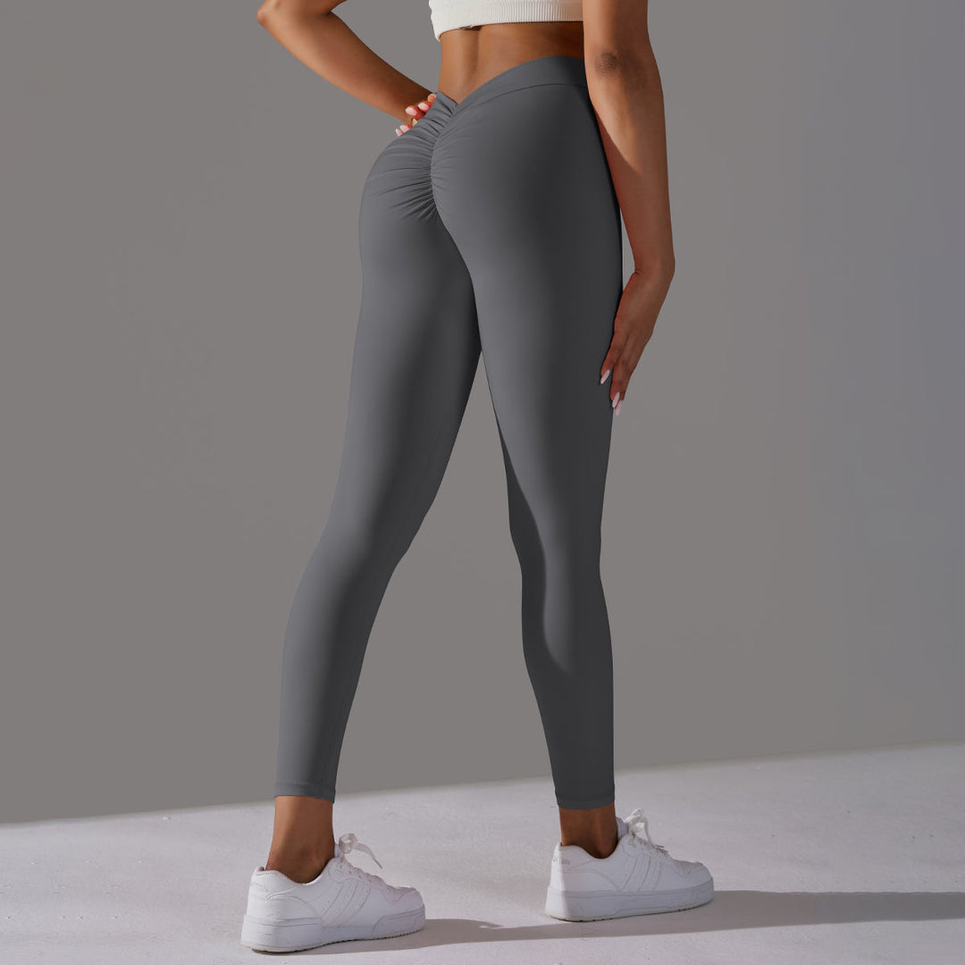 V-Back Ruched Leggings