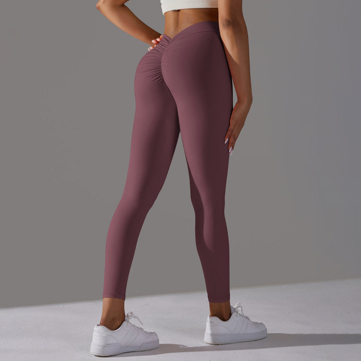 V-Back Ruched Leggings
