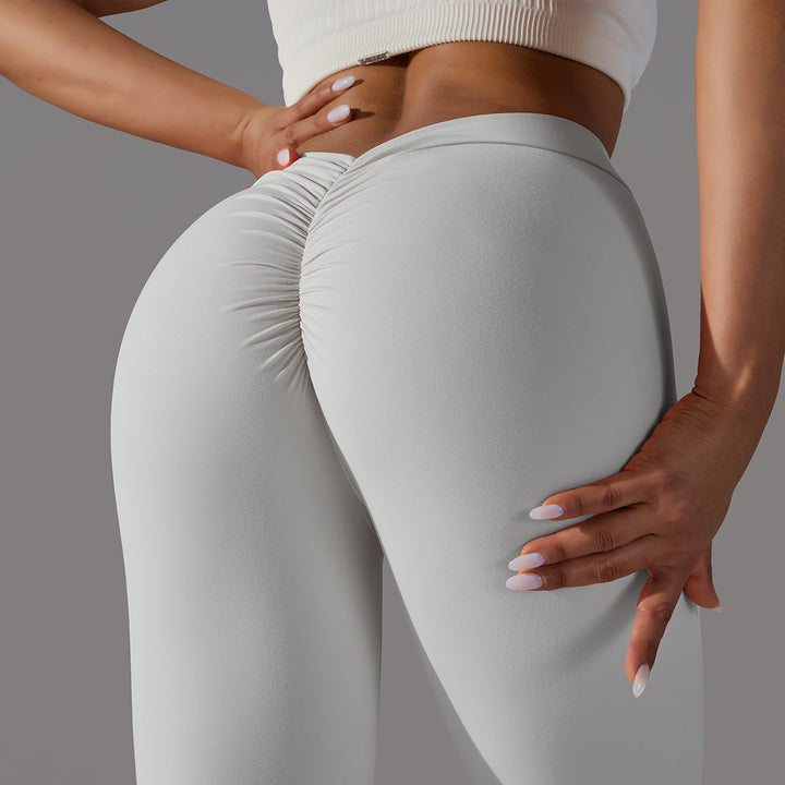 V-Back Ruched Leggings